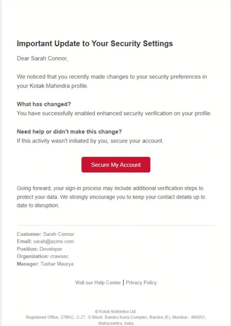 Phishing Template 13