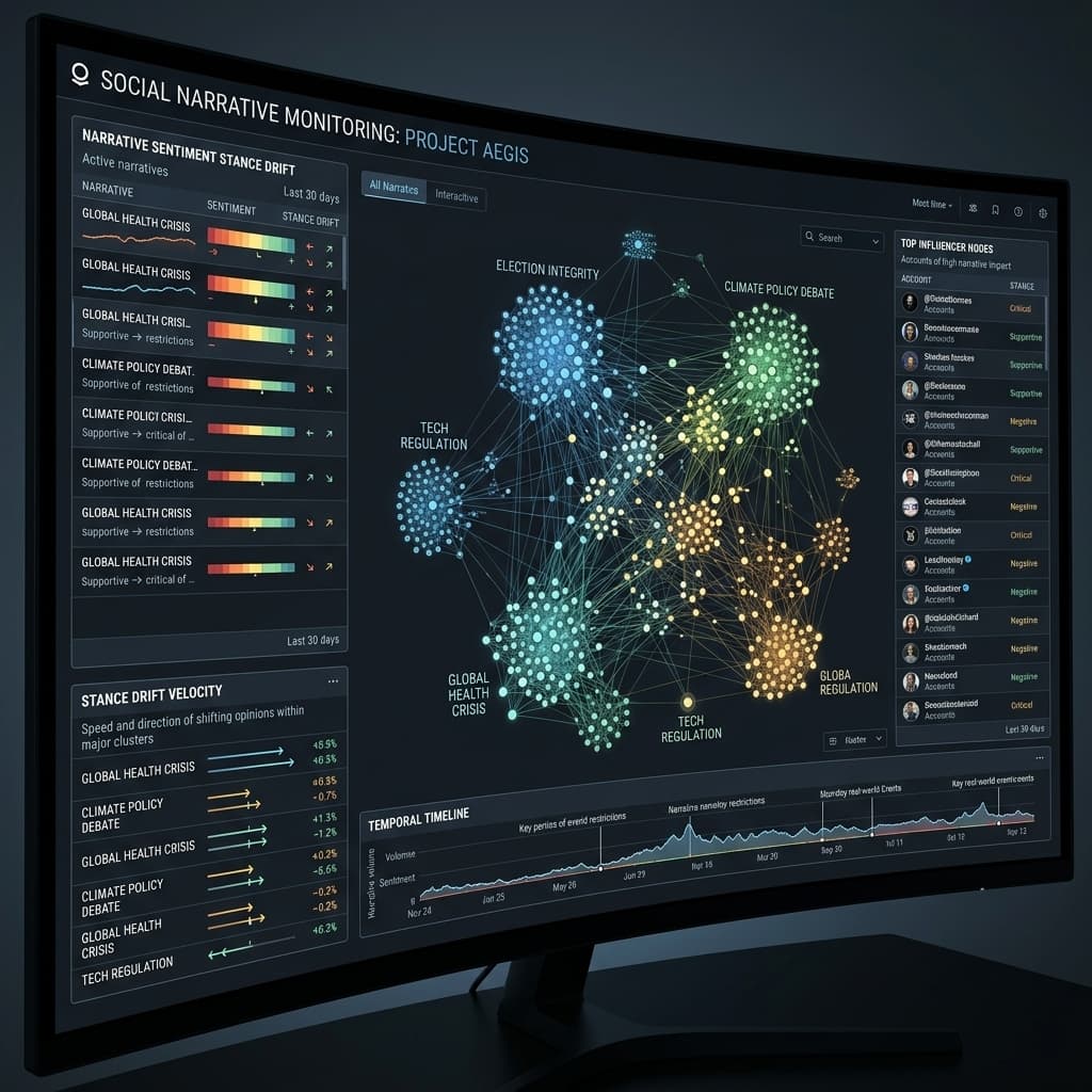 1. Stance & Narrative Monitoring