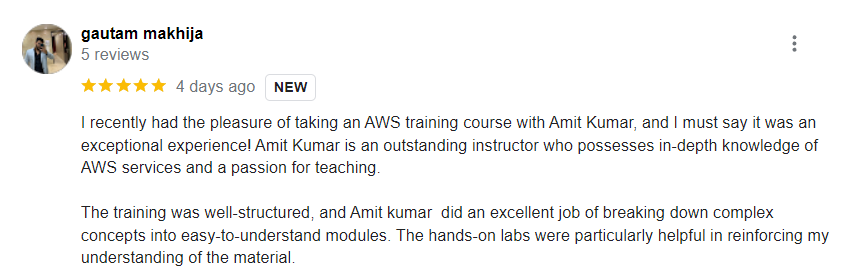 image of Craw AWS Security Training Course Review By Gautam Makhija