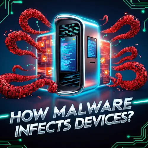 how malware infects devices